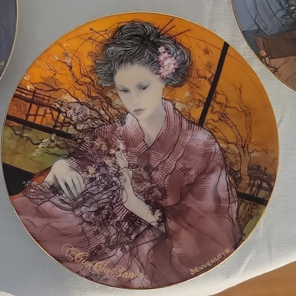 1987 Riccaedo Benvenuti Bradford Exchange Collector Plates